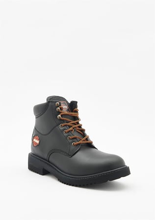 Harley-Davidson 556 Mıd Erkek Siyah Deri Bot