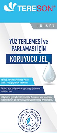 Tereson Yüz Terlemesi Ve Parlaması Için Koruyucu Jel 50 ml