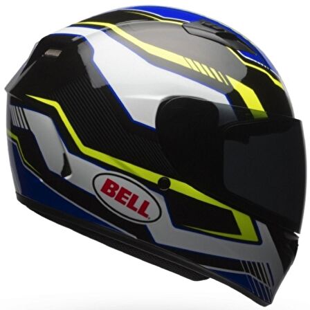 Bell Ps Qualifier Torque Blue/Yellow Full Face Motosiklet Kaski