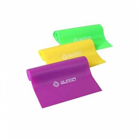 Busso BS104 Üçlü Pilates Bandı (150cm)