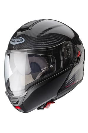 Motosiklet Kaskı Levo X Carbon Güneş Vizörlü Çene Açılır Motorcu Kaskı