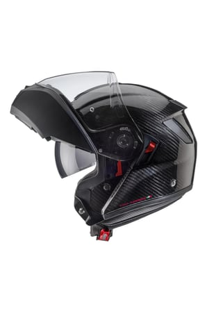Motosiklet Kaskı Levo X Carbon Güneş Vizörlü Çene Açılır Motorcu Kaskı