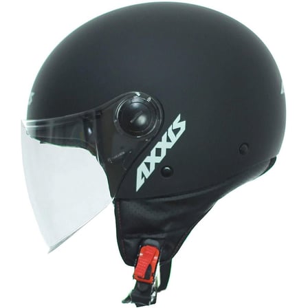 Axxis Square Solid Matt Black Full Face Motosiklet Kaskı