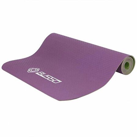 BS704 TPE YOGA MAT 173*61*0,4cm MOR+YEŞİL