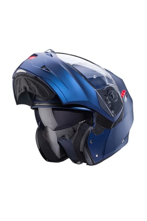 Duke X Mat Blue (yeni Versiyon) Motosiklet Kaskı
