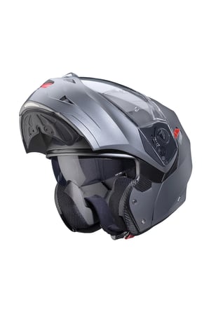 DUKE XTOUR ÇENE AÇILIR MOTOSİKLET KASKI MAT GUN METAL MAT TİTANİUM
