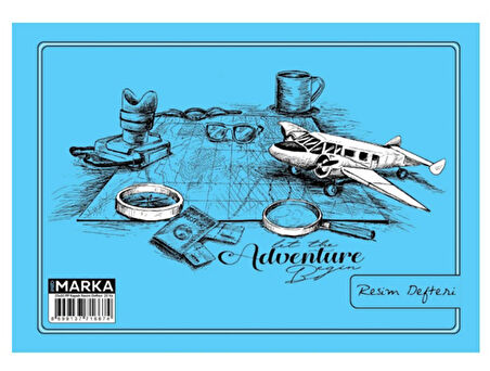 Resim Defteri 25X35 Spiralli Pp Kapak Karışık- 2 adet