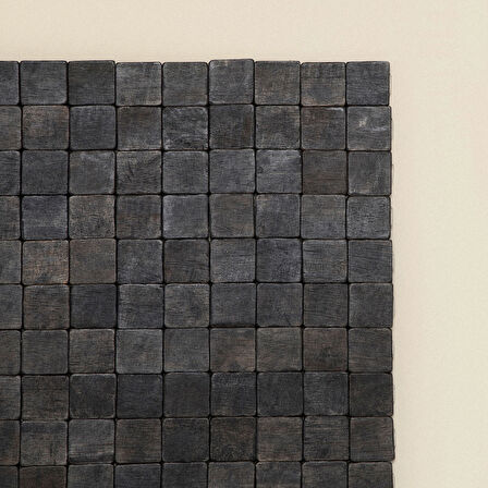Costa Ahşap Paspas 70x130 cm Siyah