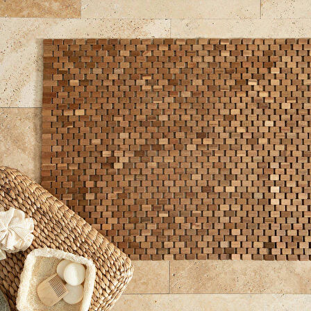 Pinta Ahşap Paspas 60x100 cm Natural