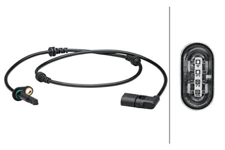 Mercedes Abs Sensoru On Sag C-Class W205 14> S205 14> C205 15> A205 16> - Hella 6pu012679-411