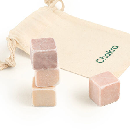 Buz Taşı Seti 2x2 cm  Açık Pembe