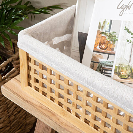 Bambu Sepet 38x27 cm Natural