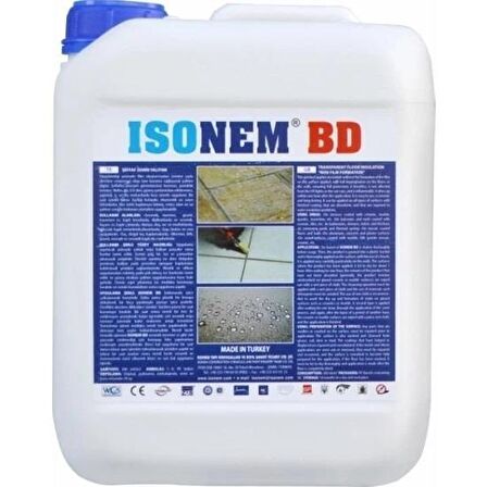 Isonem Bd Görüntü Bozmayan Şeffaf Su Yalıtımı 5Lt