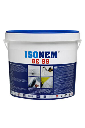 Isonem BE 99 Elastik Su Geçirmez Dış Cephe Boyası 18 kg Beyaz