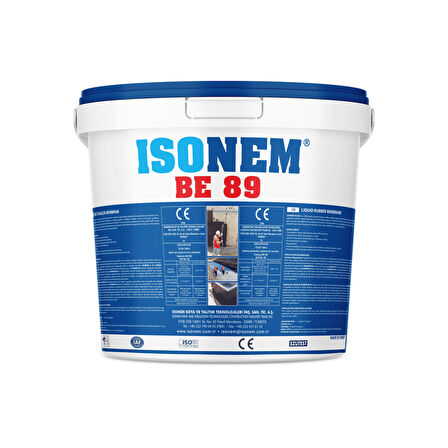 ISONEM BE89 Likit Kauçuk Membran 18 Kg
