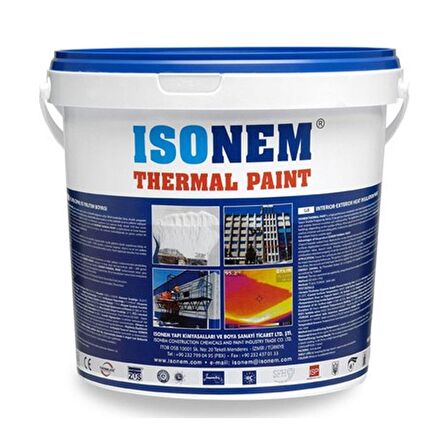 Isonem Thermal Paint Isı Yalıtım Boyası 5 Lt Beyaz