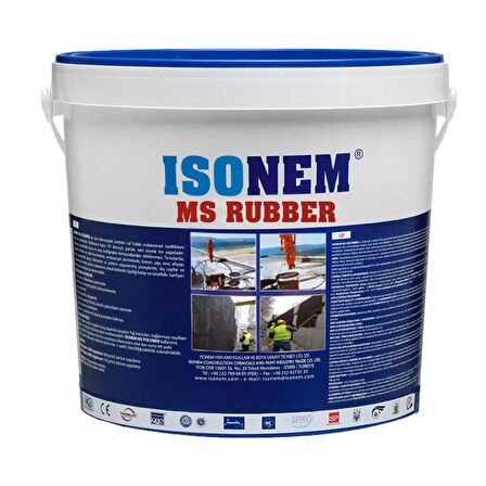 Isonem Ms Rubber Likit Bitüm Kauçuk 10 Kg