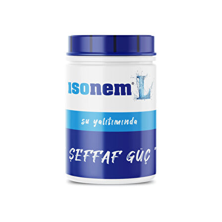 ISONEM L ŞEFFAF GÜÇ Şeffaf Su Yalıtım Malzemesi 1 L x 8 Ad / Koli