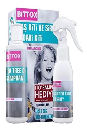 Bit Spreyi 100 ml &#43; 150 Şampuan&#43; Metal Tarak - 2 Kutu