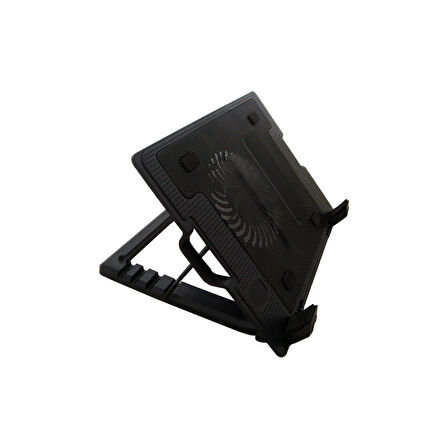 Kademeli Notebook Laptop Soğutucu Mavi Led Işıklı 12 cm Fanlı Stand