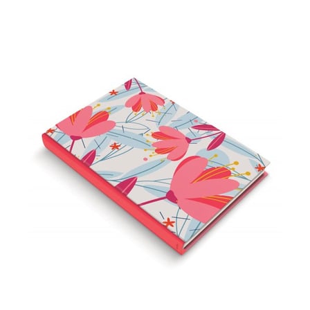 Deffter Pastel Sert Kapak Çizgili Defter Kırmızı 64525-1