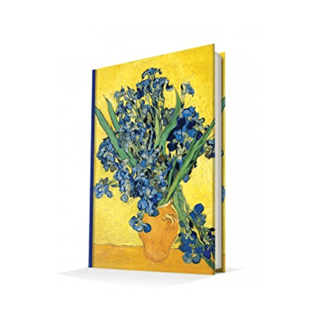 Deffter Art Of World Van Gogh Les Iris 96 Yaprak Çizgili Sert Kapak Defter