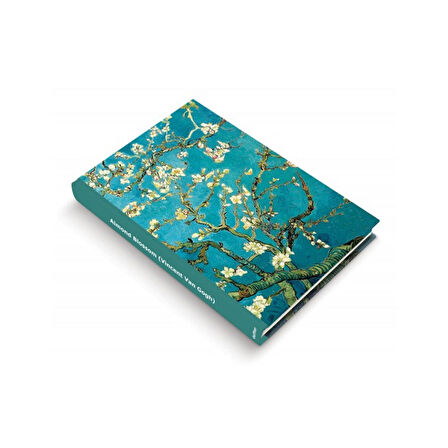 Deffter Art Of Word 14x20 96 Sayfa Çizgili Sert Kapak Van Gogh Almond Blossom Defter 8757
