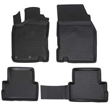 Newada Paspas 3D Havuzlu Vw Golf 6 2009-2012/Vw Jetta 2006-2011/Seat Toledo 2005-2012/Skoda Oct 2020