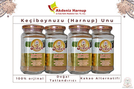 ÖZDEN AKDENİZ HARNUP 4 adet Keçiboynuzu (HARNUP) Unu 250g - Carob Powder