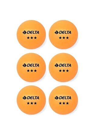 Delta Pinpon Topu 6 Adet EPT 583 /Masa Tenisi Topu