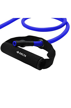 Delta 120 cm Tutacaklı Hafif Sert 7*10 mm Pilates Direnç Lastiği