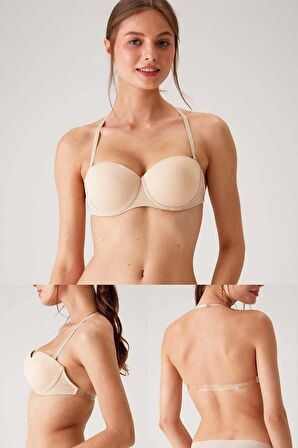Ten 6027 Pisa Push-up Straplez Multi Function Sütyen