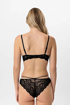 Pierre Cardin Soft Push Up Kaplı Dantelli Sütyen Takım