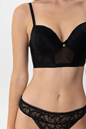 Pierre Cardin Dantelli Push Up Büstiyer Takım