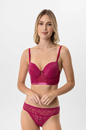 Pierre Cardin Dantelli Push Up Büstiyer Takım