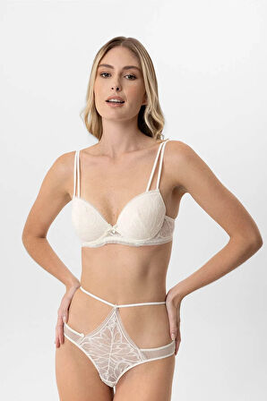Pierre Cardin Dantelli Soft Push Up Sütyen Takım