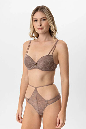 Pierre Cardin Dantelli Soft Push Up Sütyen Takım