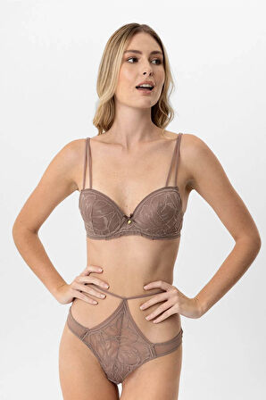 Pierre Cardin Dantelli Soft Push Up Sütyen Takım