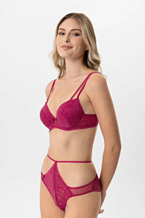 Pierre Cardin Dantelli Soft Push Up Sütyen Takım