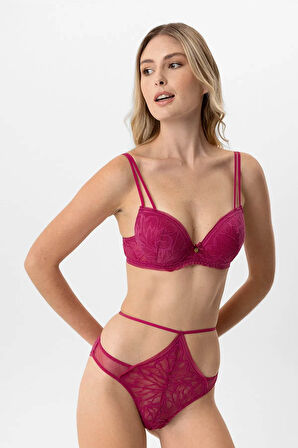 Pierre Cardin Dantelli Soft Push Up Sütyen Takım
