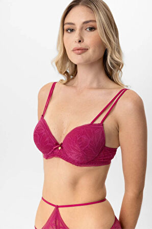 Pierre Cardin Dantelli Soft Push Up Sütyen Takım