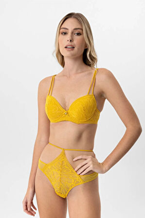 Pierre Cardin Dantelli Soft Push Up Sütyen Takım