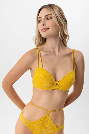 Pierre Cardin Dantelli Soft Push Up Sütyen Takım