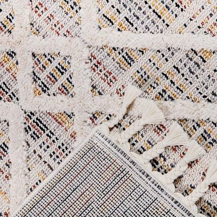 Evidea Soft Terazzo Cream Makine Halısı - Bej - 80x150 cm
