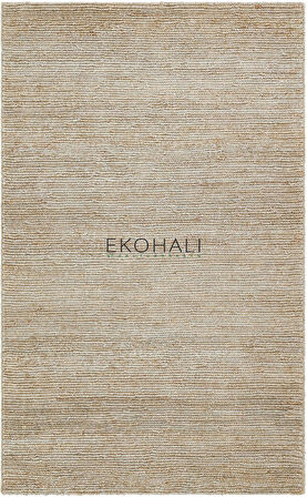 Fine Koleksiyonu Jüt ile üretilen el dokuma sisal kilim Dark Natural