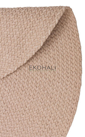 Patna Koleksiyonu Jüt Örgü Halı PTN 18 Beige Q