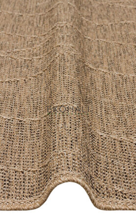 Salda Koleksiyonu iç ve Dış Mekan Kullanımına Uygun Jüt Görünümlü Yumuşak Dokulu Sisal Kilim SLD 03 Natural