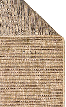 Ventura Koleksiyonu Örgülü Naturel Dekoratif Halı VNT 01 Natural Mocha