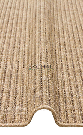 Ventura Koleksiyonu Örgülü Naturel Dekoratif Halı VNT 01 Natural Mocha