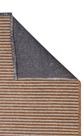 Ada Koleksiyonu Yumuşak Dokulu Kaymaz Tabanlı Dokuma Kilim ADA Plain Bej
